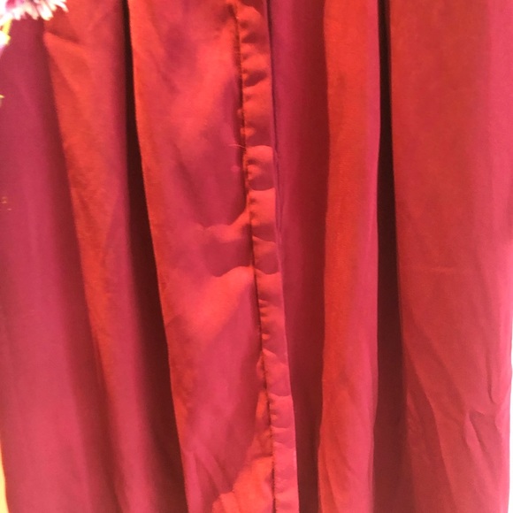 🤩 Elegant Maroon Button up Dress | Good as new | AND - Picture 6 of 12